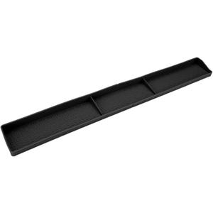 Yueliang Hailoyearn Kitchen Rack, Magnetic Silicone Kitchen Rack, Kitchens over Stove Oven Shelf, Non Slip Spice Rack Organizer, 3 Functional Partitions, 30in Stove Top Shelf (Black)