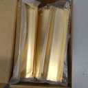 Malimali 5 Pack Modern Aluminum Cabinet Handles - Gold Finger Edge Pulls, 6" Brushed Brass Closet Door Pulls