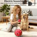 Interactive Dog Toys for Small and Large Dogs, [2026 New Upgrade] Double Ball Design with Hollow Silicone and Automatic Moving Smart Bouncing Ball