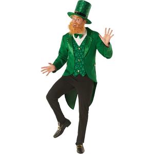 Morph Leprechaun Costume Men St Patricks Day Irish Outfit Adult Saint Patricks Day Leprechaun Attire for Men XL