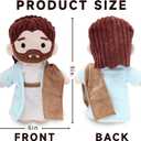 Jesus Plush Doll, Jesus Stuffed Animal for Room Decor, 9 in | Meaningful Religious Design, Great for Bedtime, Travel, Prayer Companion, Ideal Gift for Baptism or Communion