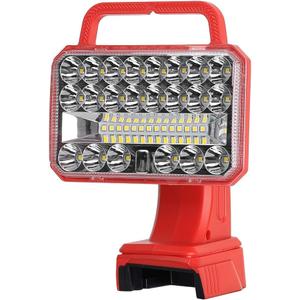 2000LM LED 18v Light for Milwaukee M18 18V Li-Ion Battery, 18W Work Light with USB Charging Port for Hiking, Job Site,Camping,Indoor & Outdoor Use(Tool Only)