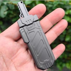 T-Conceal EDC Fidget Sliders Fidget Toys Stress Relief for Adults Metal Toy Mechanical Push Stress Relief Toy Sword Style Fidget Toy for (Grey)