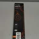 West Biking Bike Mirror Handlebar Mount, Adjustable Rotatable Bicycle Rear View Mirror, Wide Angle Acrylic Convex Safety Mirror for Mountain Road Bike (Black - 1 Piece Convex Mirror)