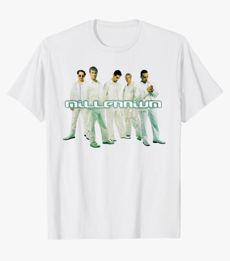 Backstreet Boys Millennium Cutout T-Shirt, Size Medium