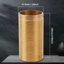 6 Inch Faucet Extension Shank, Brass Threaded Pipe for Thick Countertops, Bathroom Faucet Mount Accessory with PTFE Tape