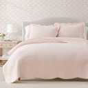 Martha Stewart - Twin Quilt Set with Shams, Cotton Percale
