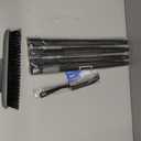 Grout Brush with Long Handle, 49'' Tile Cleaner Tool for Shower, Floors Scrubber for Bathroom Cleaning
