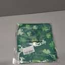 XCHI Green Shamrocks St. Patrick's Day Tablecloth Round Table Cloth Washable Table Covers for Indoor Dining Home Party Decorations 70x70 Inch