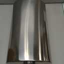 LCGP 2.25 Ultra Quiet Resonator, 2.25'' Inlet & Outlet 20" Overall Length Universal Muffler, 304 Stainless Steel vibrant performance resonator 2.25", Oval Muffler Shape, Polished, Pass-Thru Design