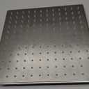 Hibbent All Metal cUPC Certified Rain Shower Head, 10'' High Pressure Rainfall Showerhead with 16" Shower Head Extension Arm, Solid Brass Adjustable Shower Arm Extender, fixed Showerheads, Chrome