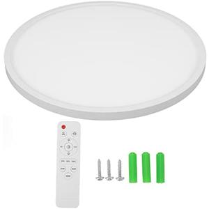 LED Flush Mount Ceiling Light,11.4inch Dimmable 3 Light Modes RGB Light Waterproof Round Ceiling Light, Super Slim LED Ceiling Light for Bedroom, Living Room, Dining Room