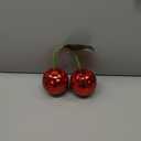 Disco Ball Cherry Disco Mirror Ball Hanging Reflects Light for DJ Club Stage Bar Party Wedding Holiday Decoration Home Cherry Decor (3.9, Red)