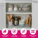 HOLDN STORAGE Pull Out Cabinet Organizer, Heavy Duty Caddy - 8W x 21D - Requires At Least 9-1/4 Cabinet Opening, Steel Metal Cabinet Drawers Slide Out, Chrome