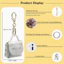 Mini Backpack Keychain for Women, Cute Cat Mini Coin Purse Keychain, Pouch Keychains for Storing Coin Purse