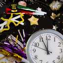 Fancy Land 2026 Happy New Year Tablecloths 3 Pack New Years Eve Party Decoration NYE Disposable Plastic Tablecloths 54 x 108 Holiday Party Table Cover Decoration