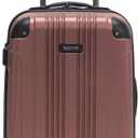 Kenneth Cole REACTION Out of Bounds Lightweight Hardshell 4-Wheel Spinner Luggage, Rose Gold, 20-Inch Carry On
