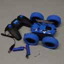 Remote Control Car, RC Cars Toys for Kids Ages 6-12, 2.4GHz RC Stunt Truck with 360 Double-Sided Flips, 4WD Off-Road Racing, Christmas Birthday Gifts for 3 4 5 6 7 5-7 6-8 8-10 Year Old Boys Girls (Blue)