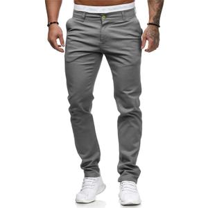 HUNGSON Mens Chinos Slim Fit Stretch Flat-Front Skinny Dress Pants, Size 40