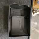 TripleAliners for Sportage 2023 2024 2025 2026 Center Console Organizer with Leather Trim Console Storage Box Compatible with Kia Sportage 2023-2026 NQ5 Accessories (Leather Black) EX/LXSX/X-Line