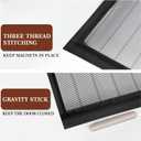 Yotache Magnetic Screen Door Fits 30x80 Inch Doors, Screen Size 32"x81", Reinforced Screen Mesh with Full Strip Magnets for Front/Back Patio Single Sliding Door