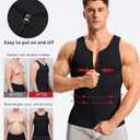 Nebility Mens Shapewear Fajas para Hombres Compression Shirt Men Body Shaper Tank Top Compression Undershirt Sleeveless Vest (M)