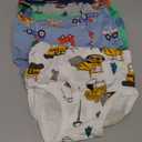 Boboking 100% Cotton Little Boys Briefs Soft Dinosaur Truck Toddler Underwear (5, Yellow 16)