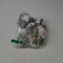 Ling's moment Artificial Flowers, 25Pcs 3" Roses in Sage Shades, Realistic DIY Foam Floral Decor for Wedding Bouquets/Centerpieces, Outdoor Party Backdrops, Room/Table, and Garden/Pot Decorations (Shades of Emerald & Tawny Beige)