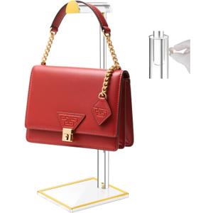 Acrylic Handbag Display Stand, 14"-24" Adjustable Purse Holder Clear Handbag Table Hanger Rack Purse Hanger Stand for Home Closet Store Boutique Counter Clear Acrylic Handbag Display Stand, 14"-24" Adjustable Purse Holder Clear Handbag Table Hanger Rack Purse Hanger Stand for Home Closet Store Boutique Counter Clear