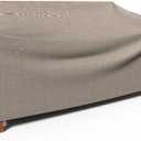 Budge P3A01PM1 English Garden Patio Sofa Cover Heavy Duty and Waterproof, Small, Tan Tweed