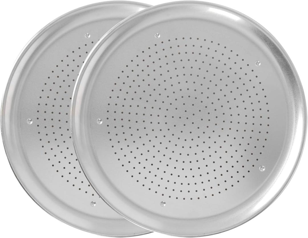Nordic Ware Naturals 16" Air Crisp Perforated Aluminum Pizza Pan, Set of 1