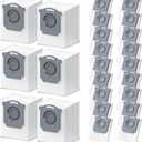 24 Pack Vacuum Bags Replacement for iRobot Roomba Vacuum Bags i7, i7+, i3, i3+, i1+, i4, i4+, i6, i6+,j6,j7,j7+,i8,i8+,s9,s9+,104 105 405 504 505 507 Clean Base Automatic Dirt Disposal Bags