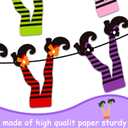 2 x 2pcs Witch Boot Theme Banners Halloween Party Decorations Witchs Feet Theme Banners Garlands for Halloween Witch Leg Themed Birthday Party Hanging Decoraitons