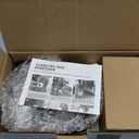 X Home Rotary Cheese Grater for Kitchen, Shredder with 3 Interchangeable Blades, Rotary Grater with Handle and Strong Suction Base, for Vegetables, Fruit, Nuts, Easy to Use and Clean, Black