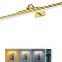 Picture Wall Lights Cordless for Paintings Gallery 24" Gold