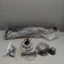 Roomratv Ceiling Fans with Lights, 52 Inch Ceiling Fan with Light and Remote, Black Ceiling Fan, DC Motor, 6 Speed, Quiet Noiseless, 3 CCT, Reversible, Plastic Blades, Indoor for Living Room Bedroom