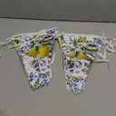 6PCS Lemon Party Decorations Mediterranean Pennant Garlands: Blue Tiles and Yellow Lemonade Stand Banners for Amalfi Coast, Bridal Shower, Birthday, Wedding, Italian Summer Themed Decor
