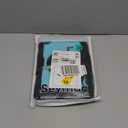 SEYMAC for Samsung Galaxy Tab A8 Case 10.5 (SM-X200/ X205/ X207), Heavy Duty Full-Body Shockproof Protective Case with Screen Protector, Rotating Stand, Hand/Shoulder Strap and Pen Holder, Sky Blue (Light Blue/ Black)