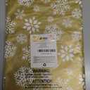 JOYIN 3 PCS 56x36 Jumbo present Bags Parties Gold for Xmas Large Holiday Plastic Gift Bag, Christmas Decorations, Carry-on Luggage, Large Toys and Stuffed Animals