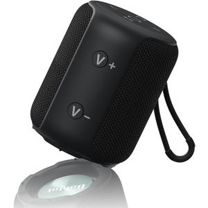 Bobtot Portable Speaker Bluetooth, IPX6 Shower Speaker Waterproof, 25H Playing Time, Loud and Stereo Sound with Bass, Dual Pairing for Party, Camping, Travel, Black