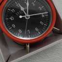 La Crosse Clock 617-3314 Red Twin Bell Quartz Alarm Clock