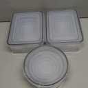 30 Piece Food Storage Container with Lids (15 Containers + 15 Lids) - Plastic Food Containers with Lid, Airtight Leak Proof Snap Lock, BPA Free Storage Containers