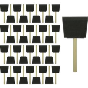 Fewanland Poly Foam Brushes 3inch 36pcs, Sponge Brushes, Foam Paint Brush, Foam Brushes for Painting, Staining, Paint Sponges