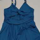 Blooming Jelly Womens One Piece Bathing Suits Tummy Control Swim Suits Cute Modest 2026 Swimdress (L, Blue Green)