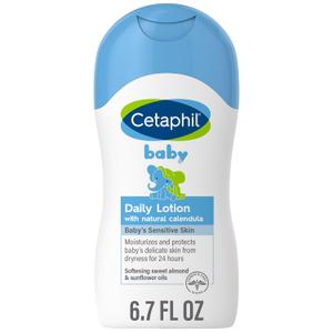 Cetaphil Baby Daily Lotion with Organic Calendula, Hypoallergenic, Sweet Almond & Sunflower Oils,6.7 Fl. Oz (Packaging May Vary) Cetaphil Baby Daily Lotion with Organic Calendula, Hypoallergenic, Sweet Almond & Sunflower Oils,6.7 Fl. Oz (Packaging May Vary)
