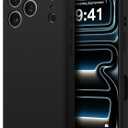 AOTESIER Compatible with iPhone 17 Pro Case, Silicone Upgrade [Full Camera Protection][Integrated Camera Control Button] Shockproof Protective 17 Pro Phone Case with Anti-Scratch Lining, Black