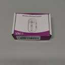 Wireless Camera Remote Control with Zoom for iPhone & Android, Bluetooth Camera Remote Shutter with Front/Rear Camera Switch for Photo & Video, Smartphone Bluetooth Clicker for TikTok. (Dark Black)