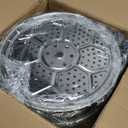 MANO Steamer Pot for Cooking 12.6 inch Steam Pots with Lid 2-tier Stainless Steel Steaming Pot Multipurpose Cookware with Handle for Vegetable, Dumpling, Stock, Sauce, Food