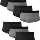 Hanes Ultimate Men's Briefs, Soft Moisture Wicking Underwear, Tagless, 7-Pack XL