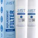 Mist GSWF Water Filter Replacement for GE, Refrigerator Water Filter compatible with GSWF Smart Water, GSWFDS, 100749-C, 100810/A, 238C2334P001, Kenmore 46-9914 (2 pack)